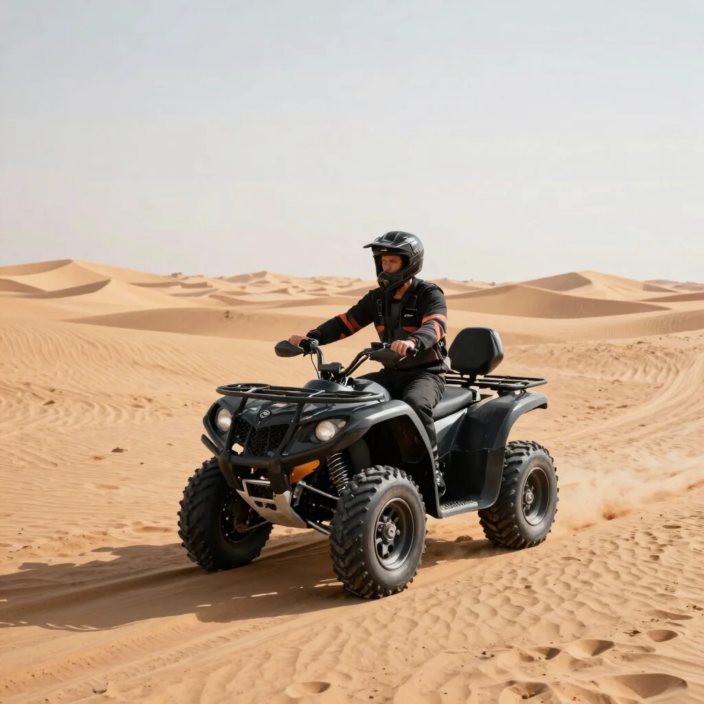 Desert Adventure With Quad Bike Ride 30 Mint Per Person (Up to 6 Pax)
